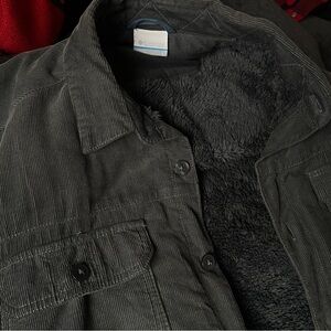 Colombia Corduroy Sherpa Shirt Jacket Size Large